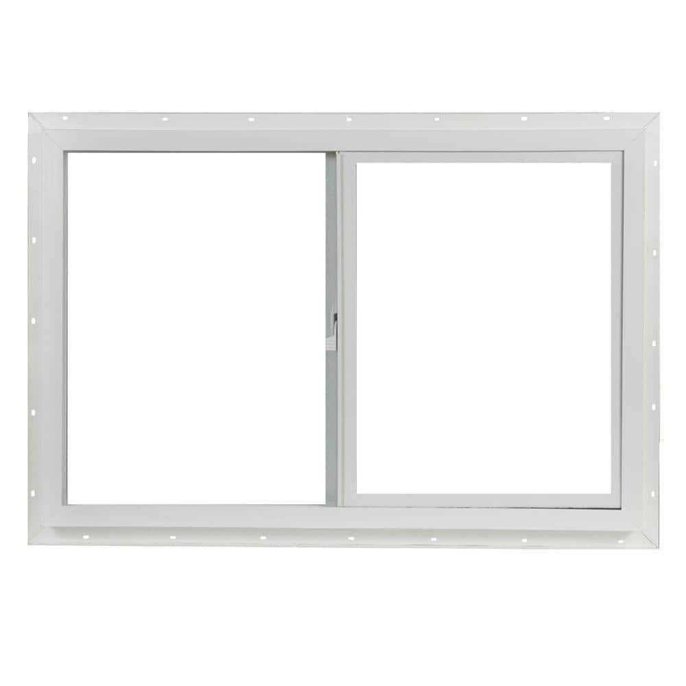 tomastores Vinyl Sliding Window Utility Left-Hand Slider Glass Screen Single-Pan - Shop Hardware Tools Online Store