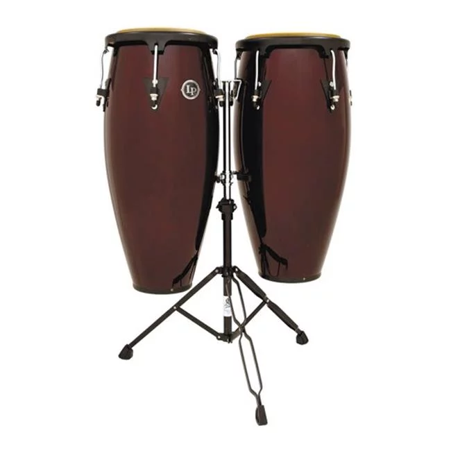 Latin Percussion  Aspire 10.86 Conga Set - Drk Wood Double Standard - Curated Treasures Market