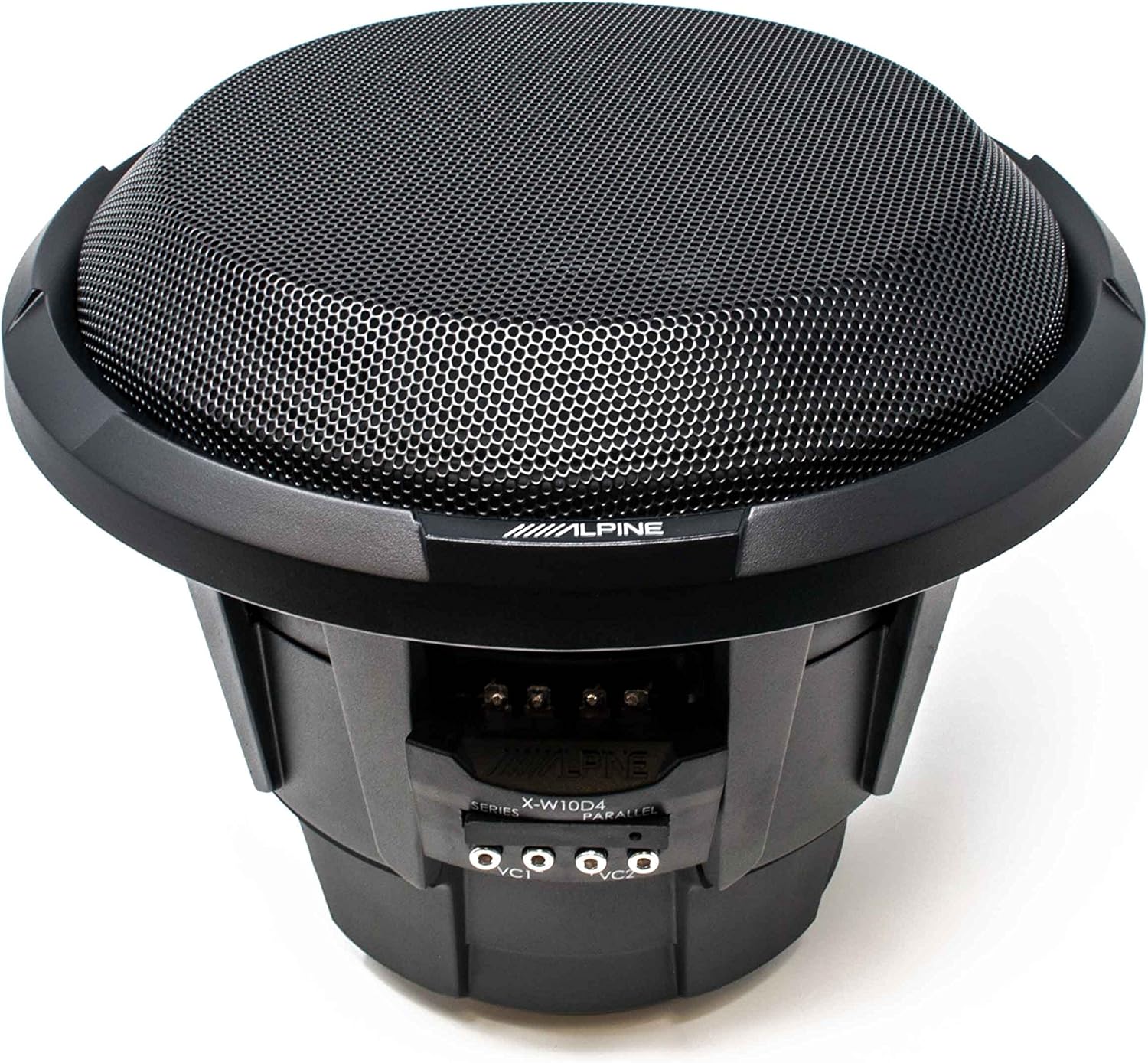 Alpine X-W10D4 10-Inch Dual 4 Ohm Subwoofer Bundle