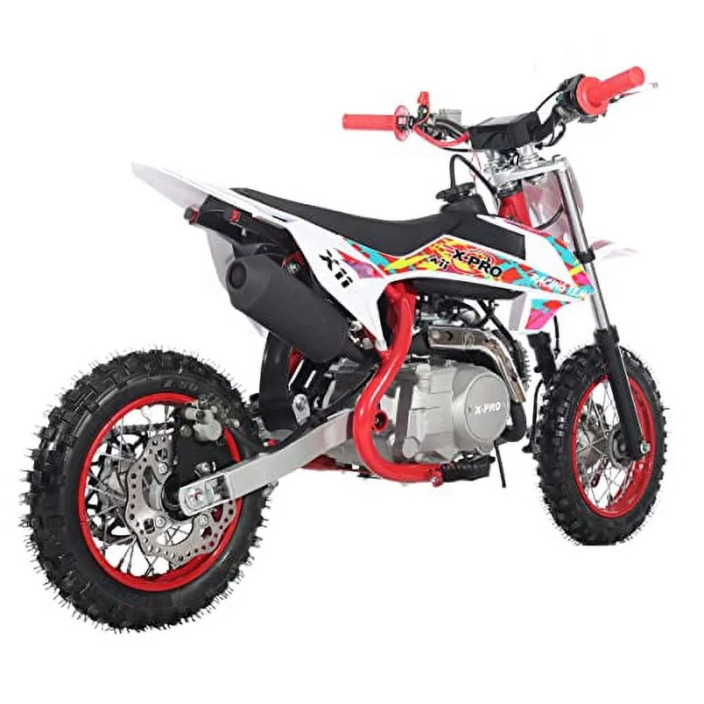 X-Pro Brand New X11 110cc Gas Pit Dirt Bike with Automatic Transmission, E-Start, 10" Wheels!