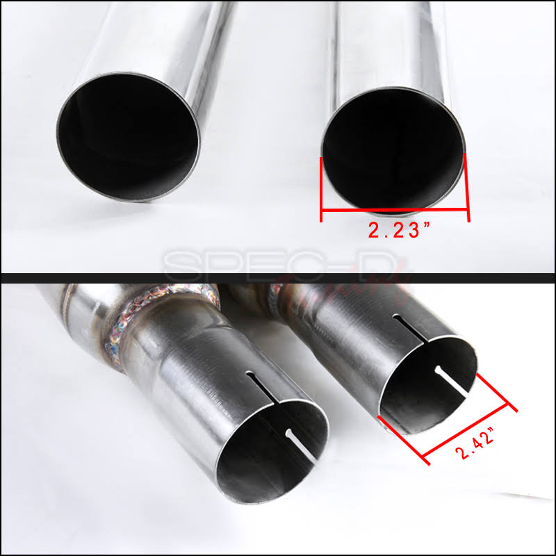 Spec-D Tuning 2010-2015 Chevy Camaro Burnt Tip Catback Exhaust System