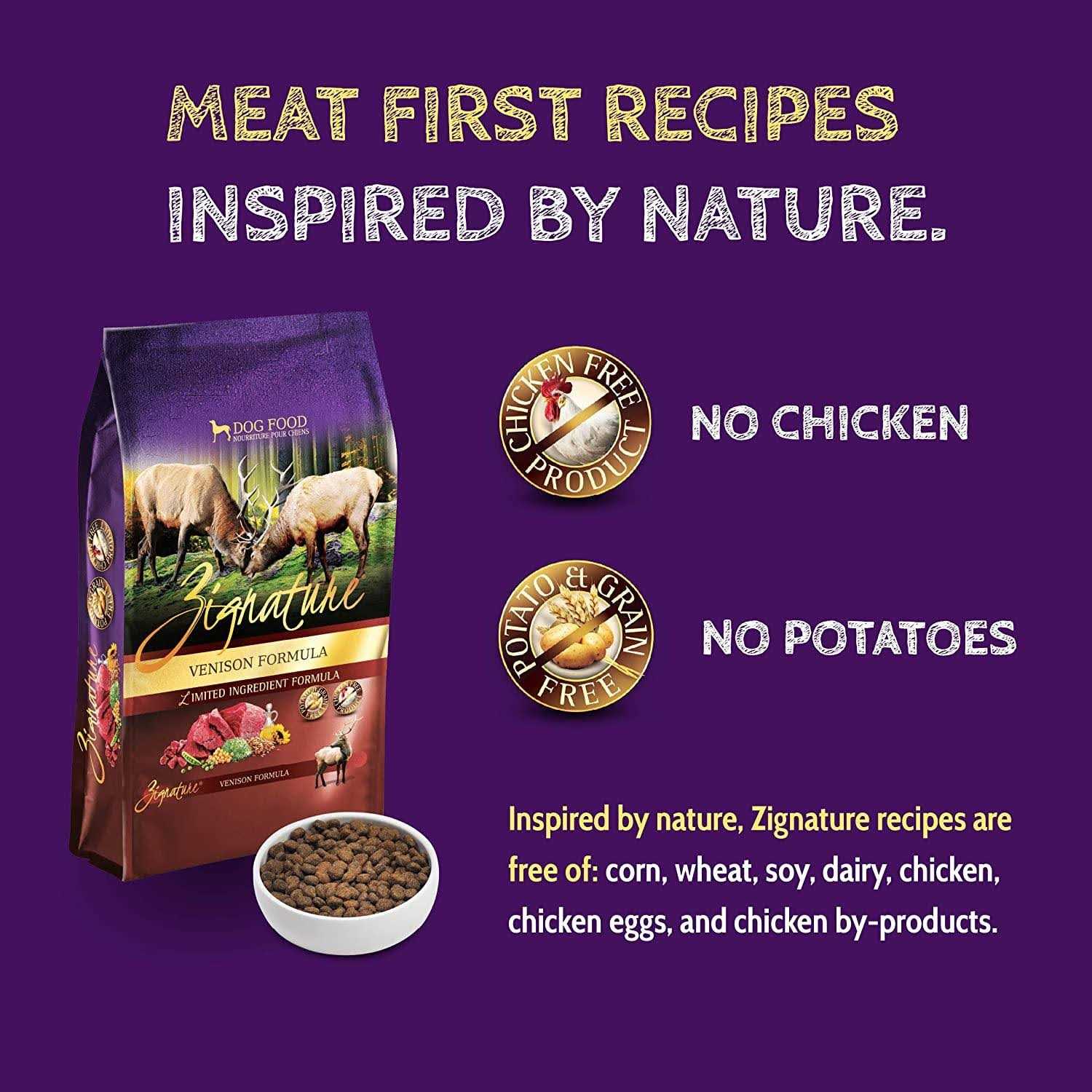 Zignature Limited Ingredient Venison Formula Dry Dog Food - Pet Supplies online store