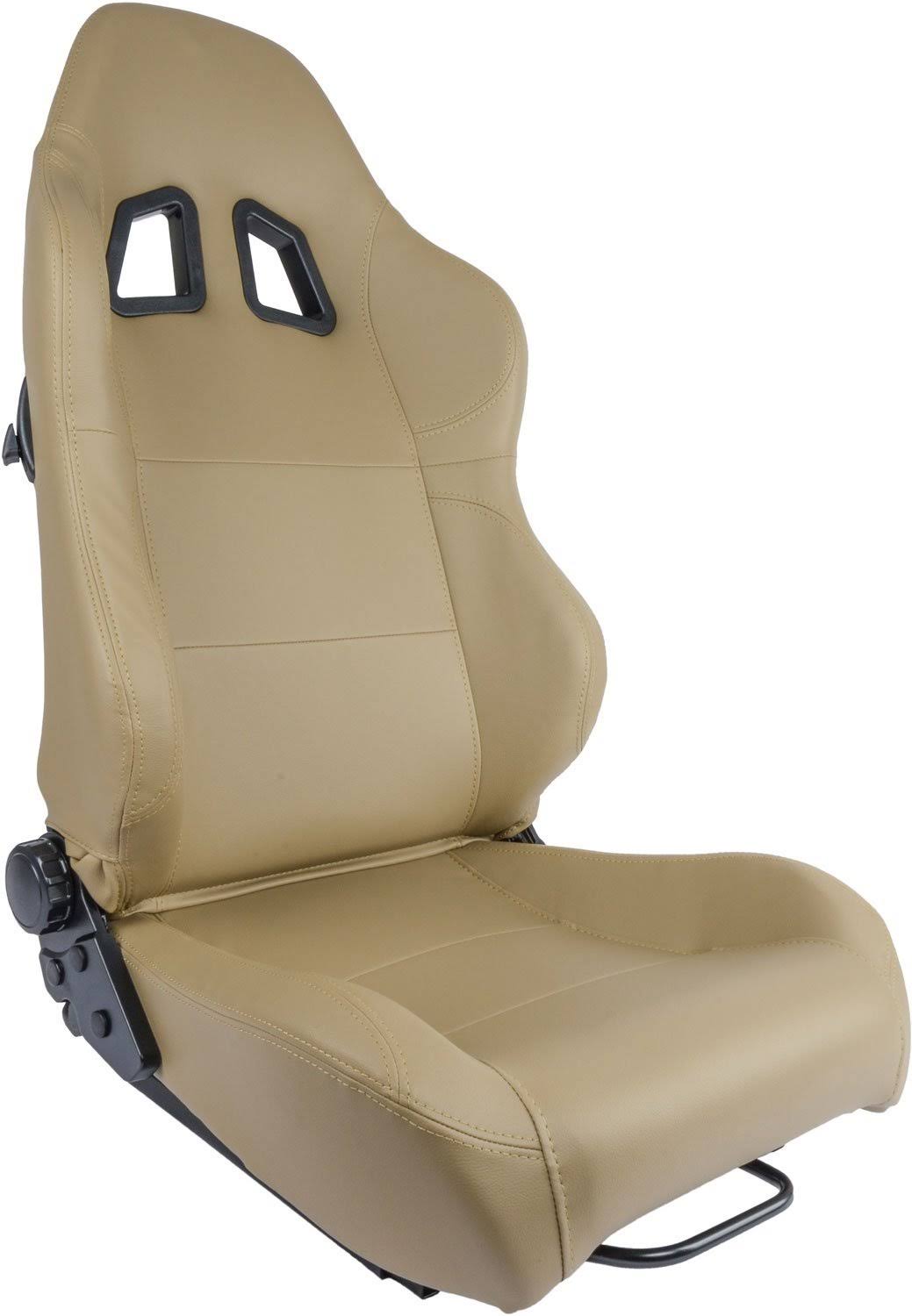 Jegs 70245 GS-1 High Back Sport Seat Driver or Passenger Side Beige