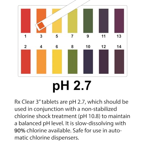 Rx Clear 1 Inch Stabilized Chlorine Tablets