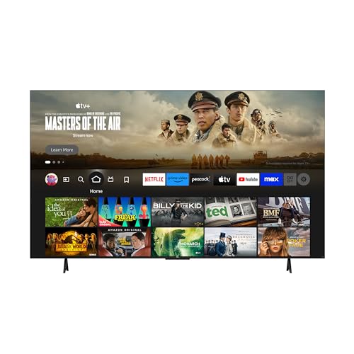 TCL Class Q65 QLED 4K Smart TV with Fire TV (55Q651F, 2024 Model), Dolby Vision, HDR PRO+, Dolby Atmos, Alexa Built-in with Voice Remote, Apple AirPlay 2 Compatibility, Streaming Television