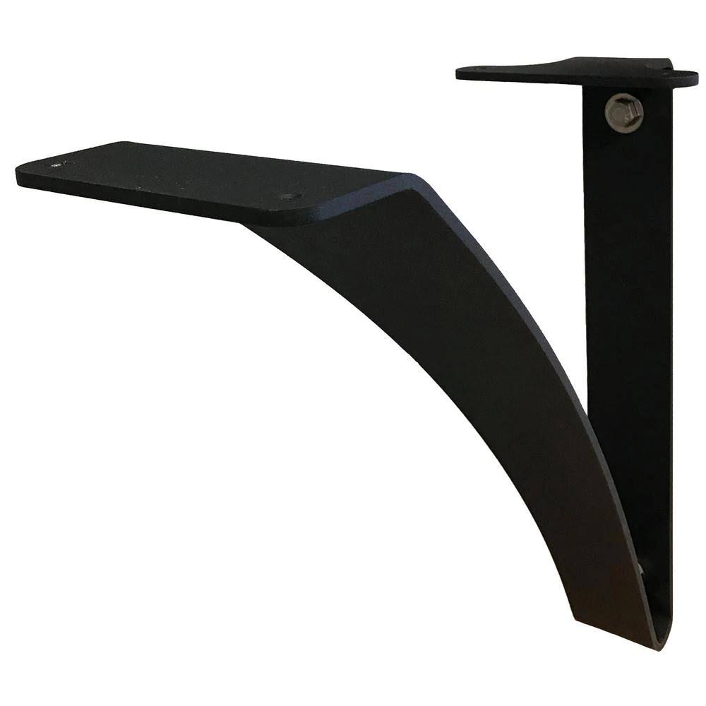 Spira Mailbox Post BRACKET, Black