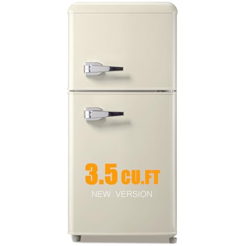 DRIXNO 3.5 Cu.ft Retro Mini Fridge