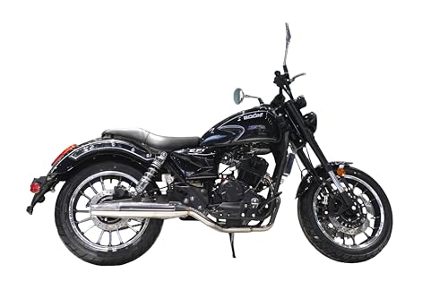BOOM 250cc 6 Speed EFI Fuel Injection Dirt Bike Motorcycle Bike Street Bike Motorcycle (BLACK)