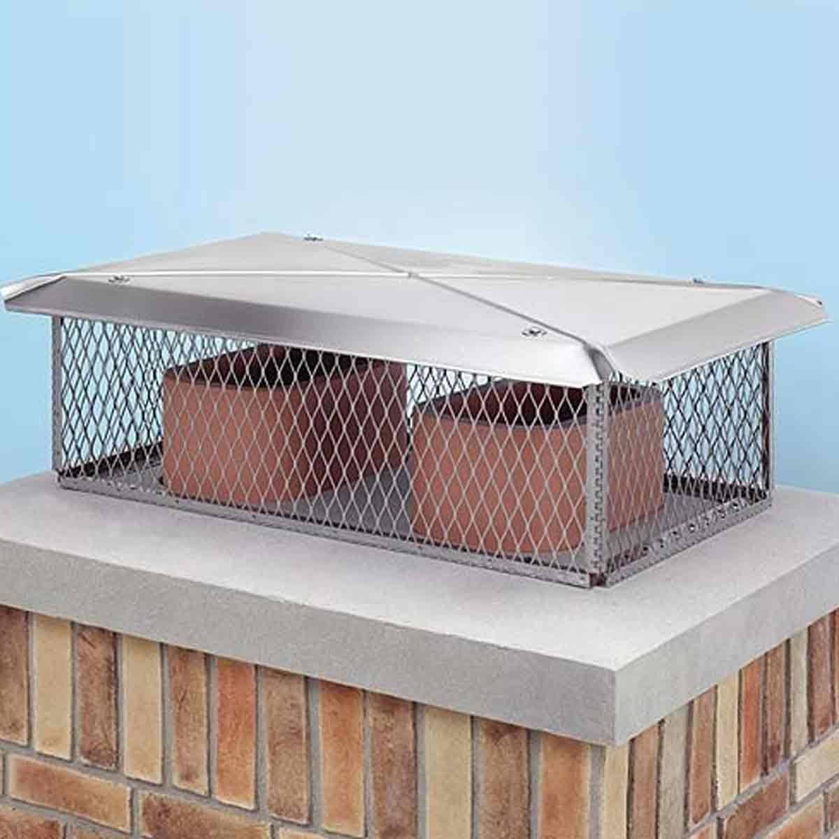 17&& x 22&& Gelco Stainless Multi-Flue Chimney Cap 11742