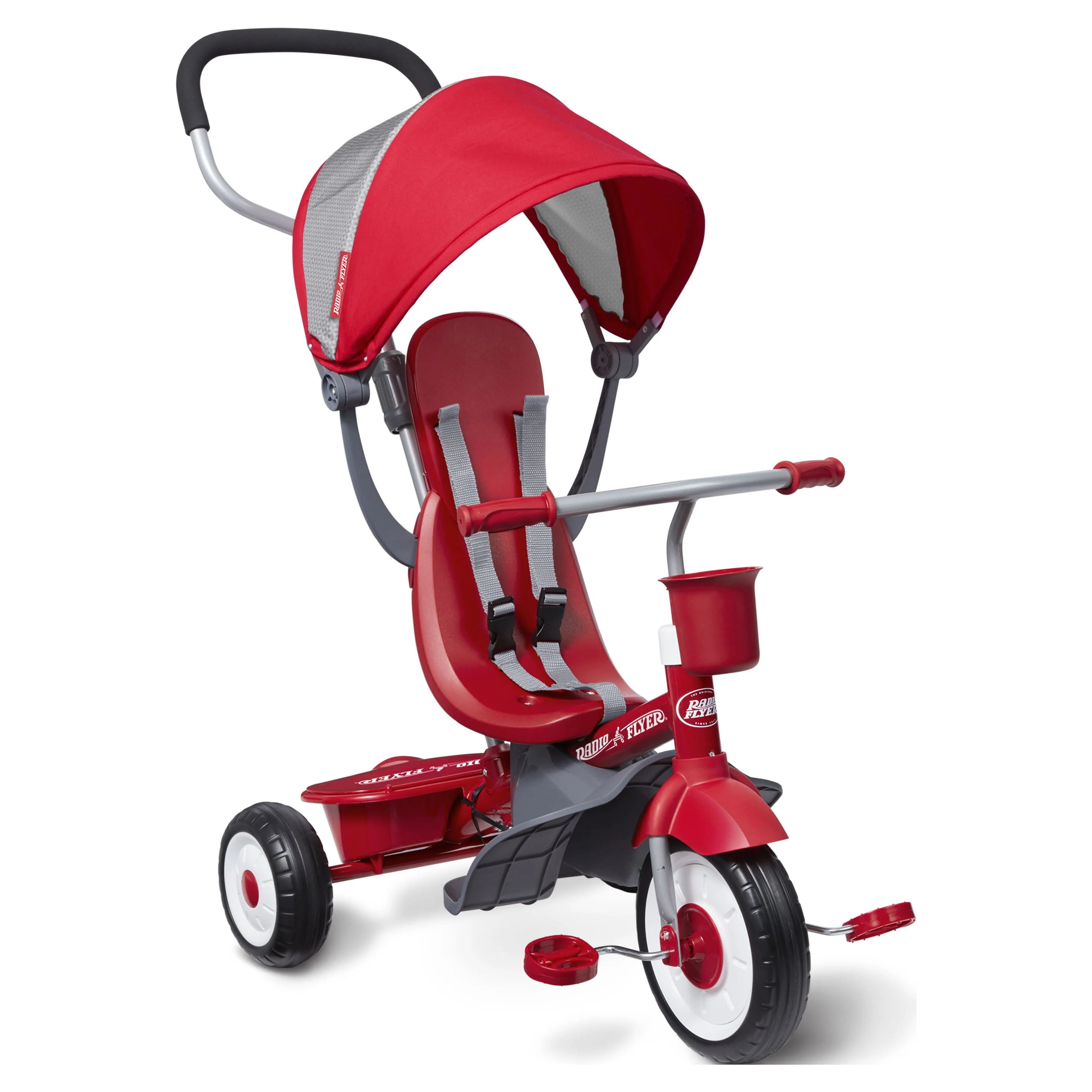 Radio Flyer, 4-in-1 Stroll 'n Trike, Grows with Child, Red