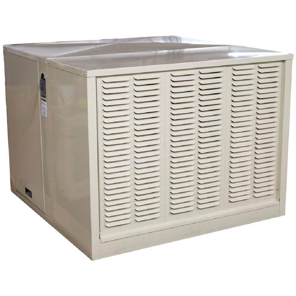 Hessaire 4,800 CFM 115 V Down-Draft Rigid Roof/Side EVAP Cooler(Swamp Cooler)for 18 in. ducts 1,650 Sq. ft.(Motor Not Included)