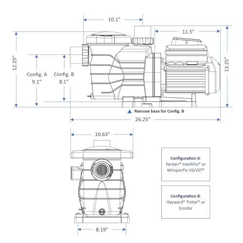CircuPool SMARTFLO VARIABLE SPEED POOL PUMP