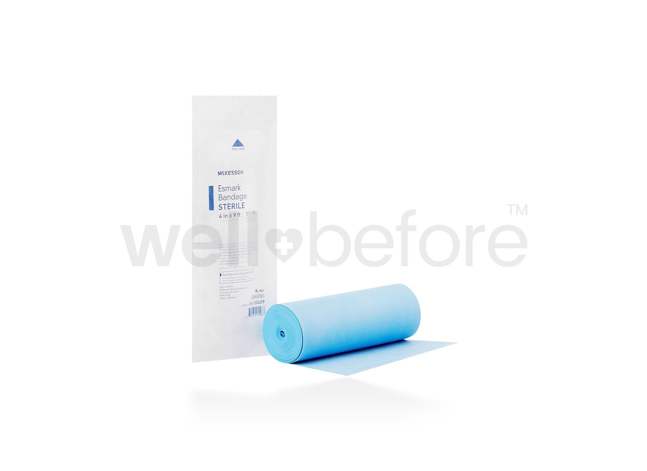 McKesson Performance Esmark Compression Bandage, 4 inch x 4 Yard; Case of 20
