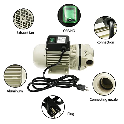 FL-540B Chemical Pump Electric Self Priming Pump 115V 40L/Min (10.5GPM)40PSI 2.75Bar PA66 Used For Spray Irrigation Liquid Transportation Refueling Equipment