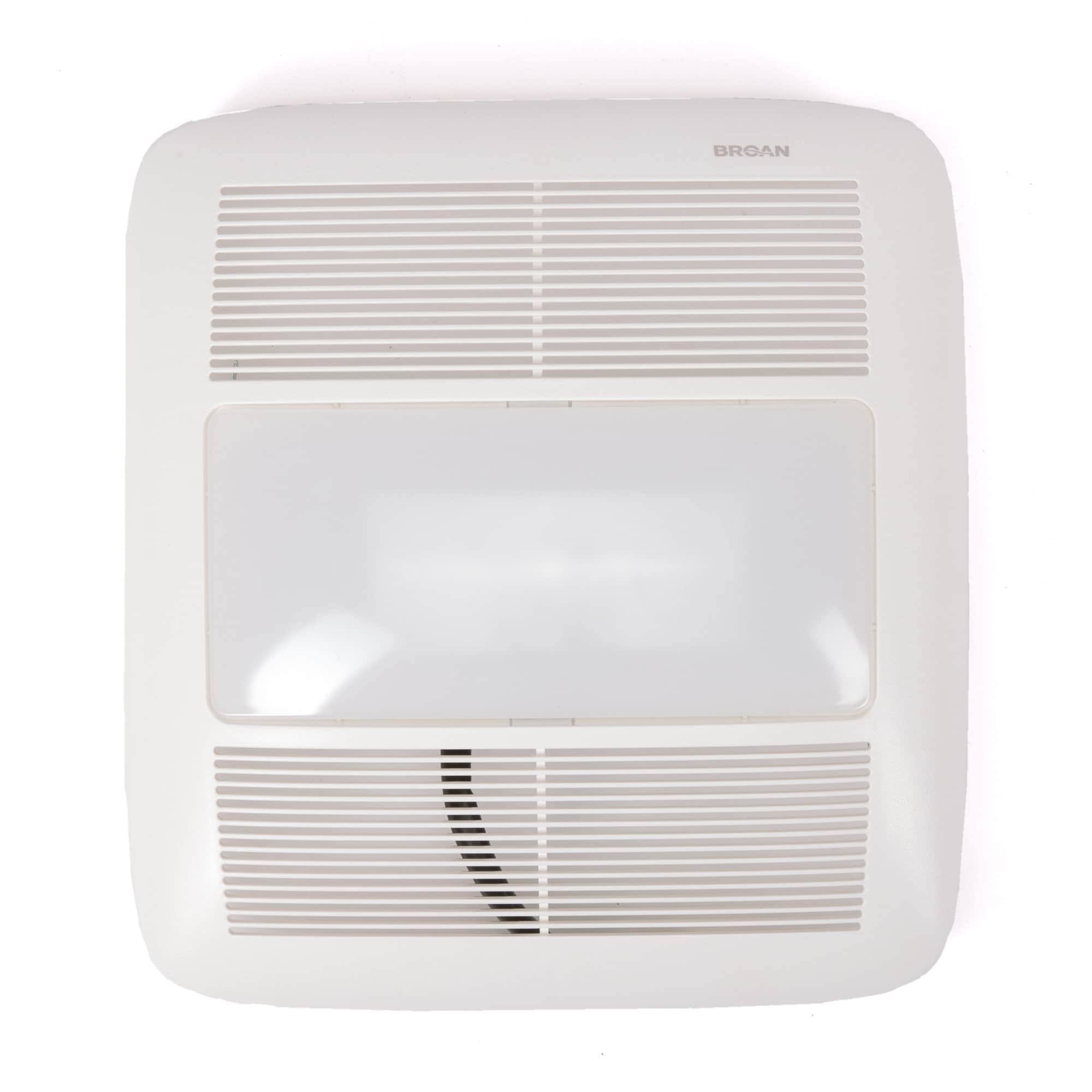 Broan QT140LE 1.5-Sone 140-CFM White Bathroom Fan Light