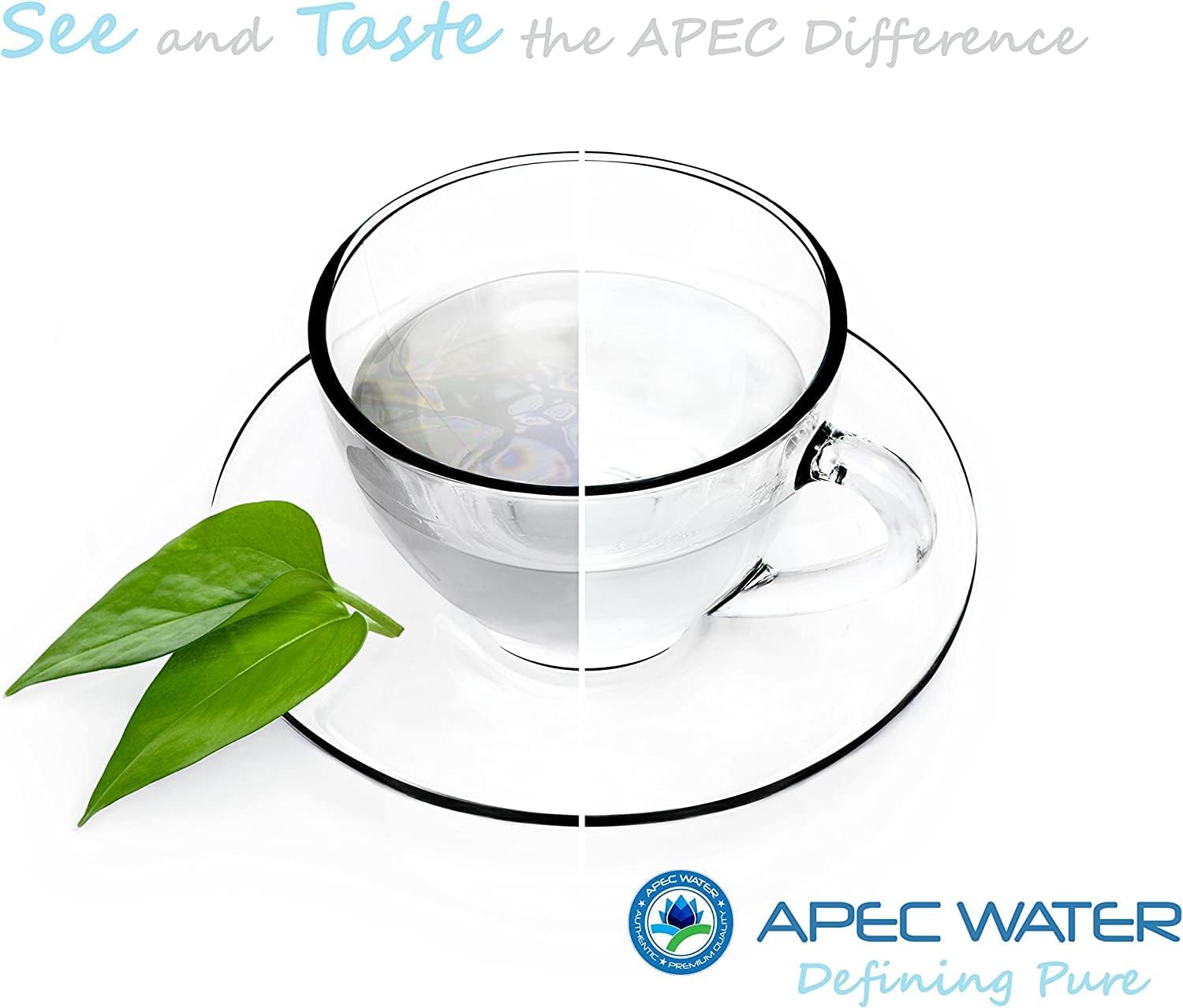APEC ROES-50 5-Stage Reverse Osmosis System & Farberware 1100W 2.2 cu ft Countertop Microwave Bundle