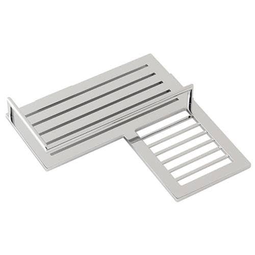 Ginger 28504R/SN Surface Combination Corner Shower Shelf - Right - Satin Nickel