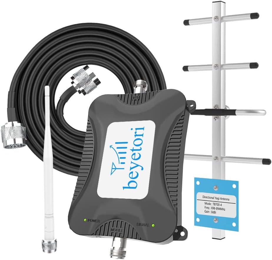 AT&T Cell Phone Signal Booster AT&T Signal Booster 4G LTE 5G ATT Cell Phone Booster Band 12/17 ATT Cellular Booster Cell Signal Booster for Home Cell Phone Signal Amplifier Repeater