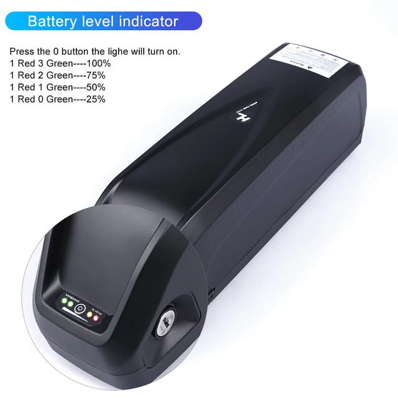 48V 13Ah Electric Bicycle Lithium Li-ion Hailong Battery