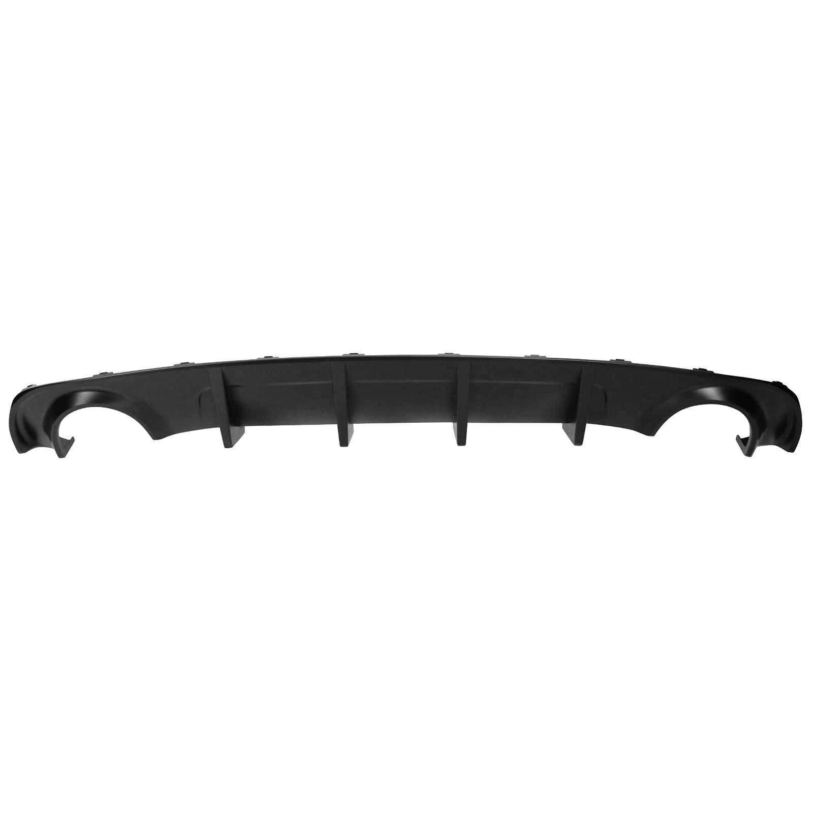 Ikon MOTORSPORTS, Rear Bumper Lip Diffuser Splitter Compatible with 2015-2018 Dodge Charger R/T, 2015-2021 Dodge Charger SE SXT,