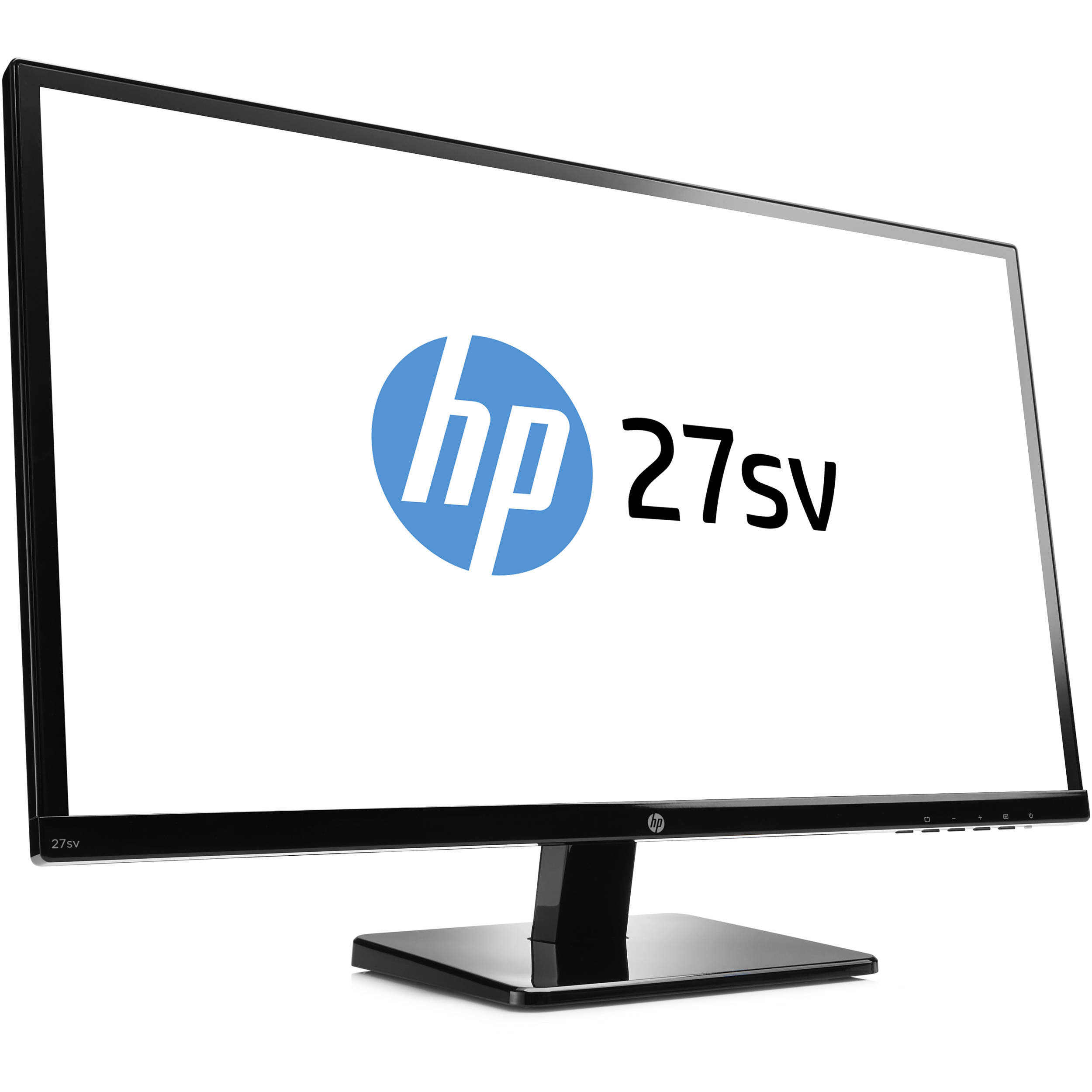 HP 27SV - 27x22 LED Monitor with Speakers - FullHD - Black