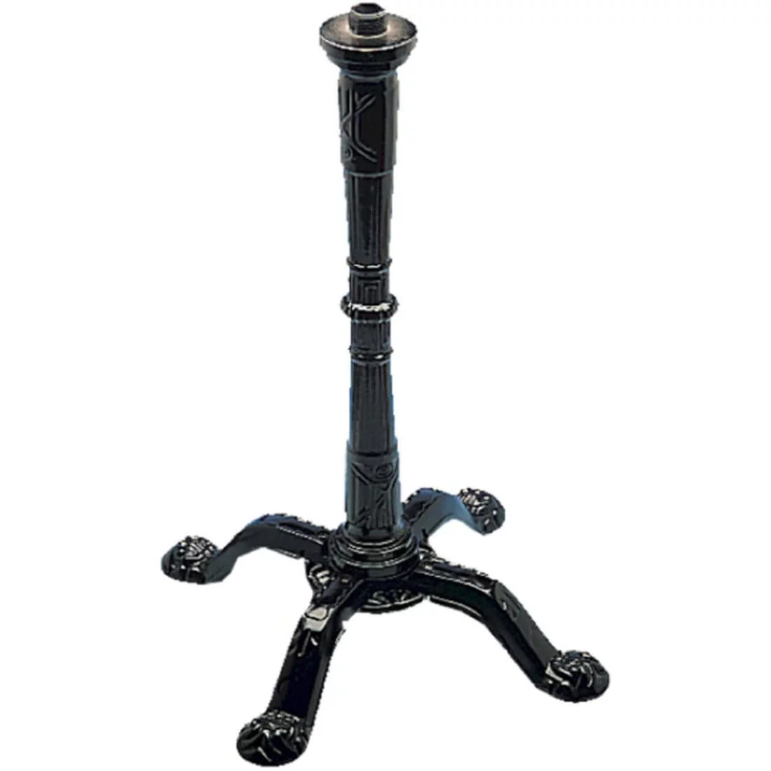 AGMC  15 in. Black Panther King Tall Classic Gumball & Candy Machine with Stand & Gumballs - 1 lbs