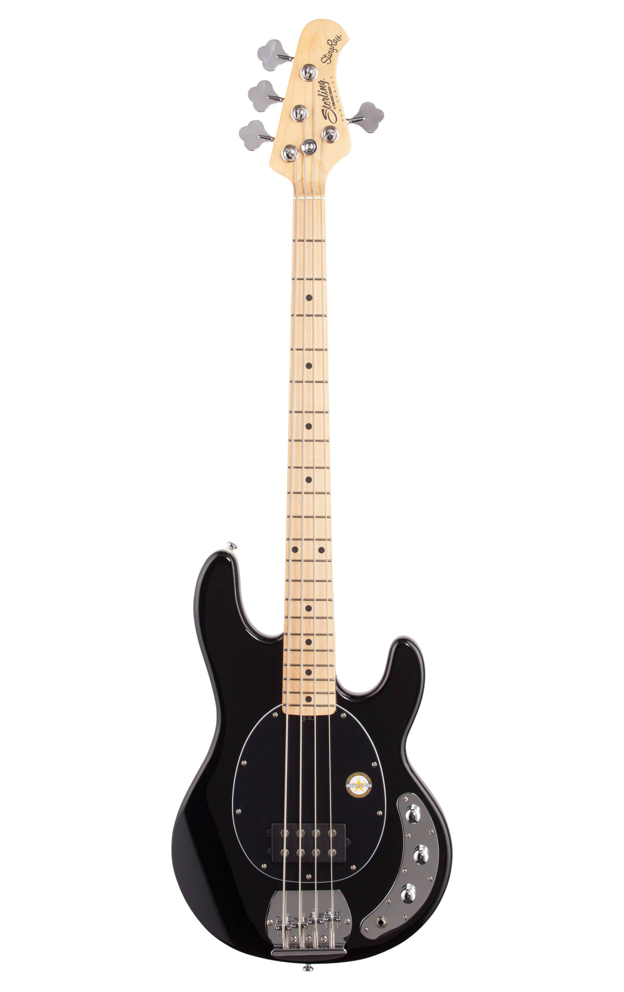 Sterling by Music Man Stingray Ray4 Bass Guitar (Black) - Megean
