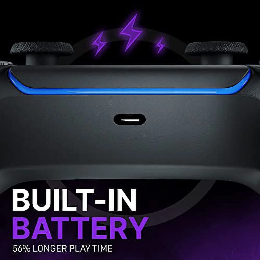 Gamenetics Custom Official Wireless Bluetooth Controller for PS5 Console - PC - Un-Modded - Video Gamepad Remote (Lightning)