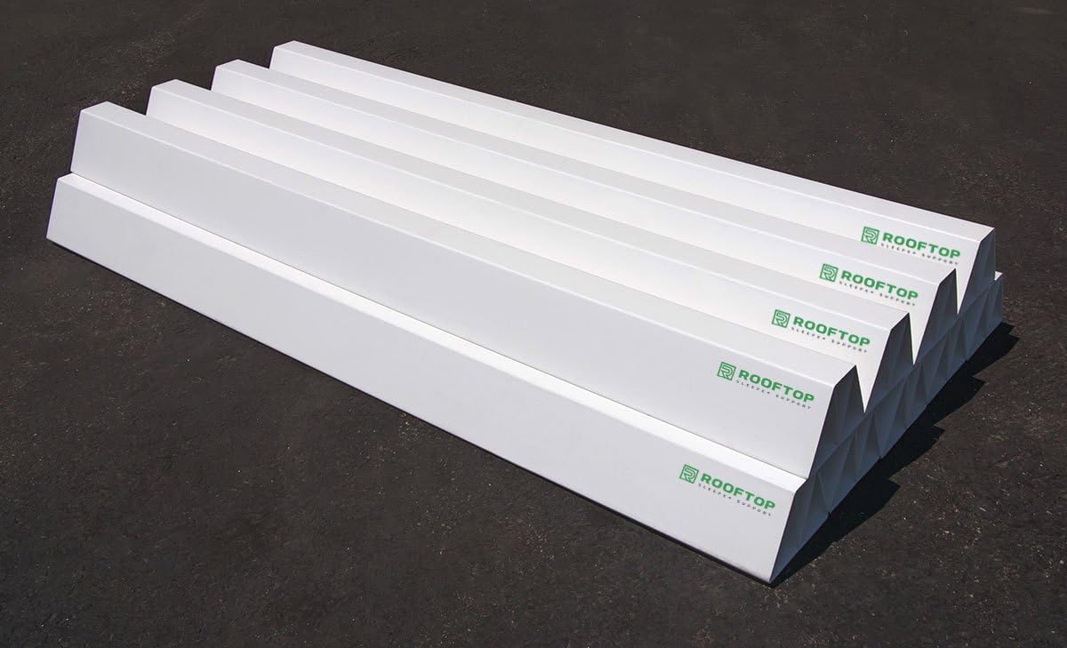 9 Pack | PVC Rooftop Support | Pipe Support | Can Be Cut to Desired Length | 100% Recycled PVC
