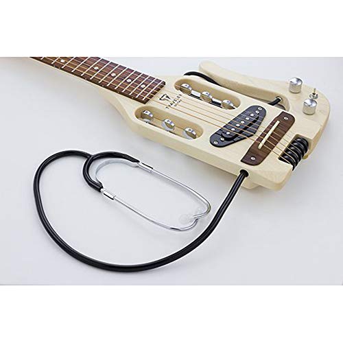Traveler Guitar Pro-Series Antique Brown Acoustic Electric Guitar | Full 24.75" Scale Portable Electric Acoustic Guitar | Travel Guitar with Output Jack | Headless Guitar with Custom Gig Bag