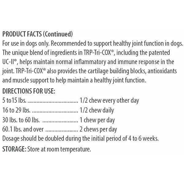 Dr. Tim's TRP-Tri-COX Joint Support Dog Supplement - Pet Supplies online store