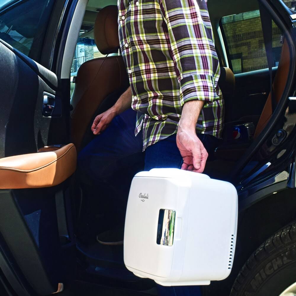 Cooluli Mini Fridge Electric Cooler and Warmer (4 LITER / 6 Can): AC/DC Portable
