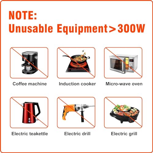 Portable Power Station,ZeroKor Outdoor Generator with DC AC Outlet for Home Use Camping RV Travel