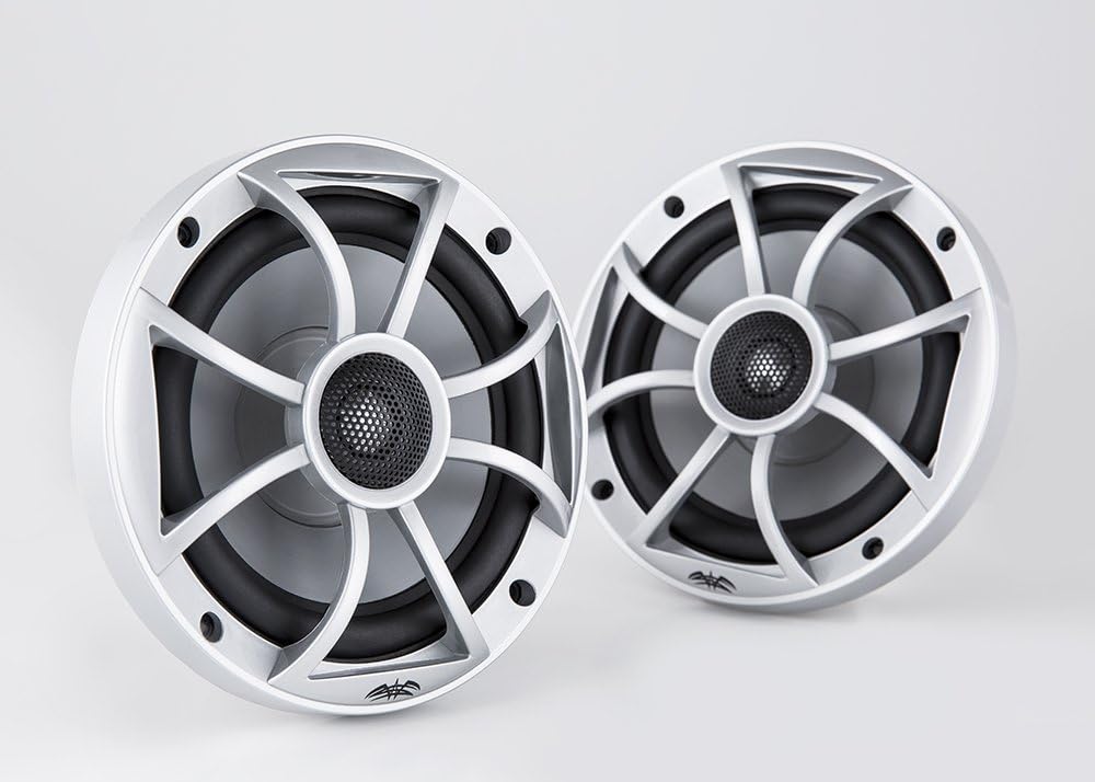 wet sounds Marine Speaker Package: HT-2 300 Watts x 2 Amplifier, Two Pairs of XS-65i-S 6.5" 60 Watt RMS Speakers