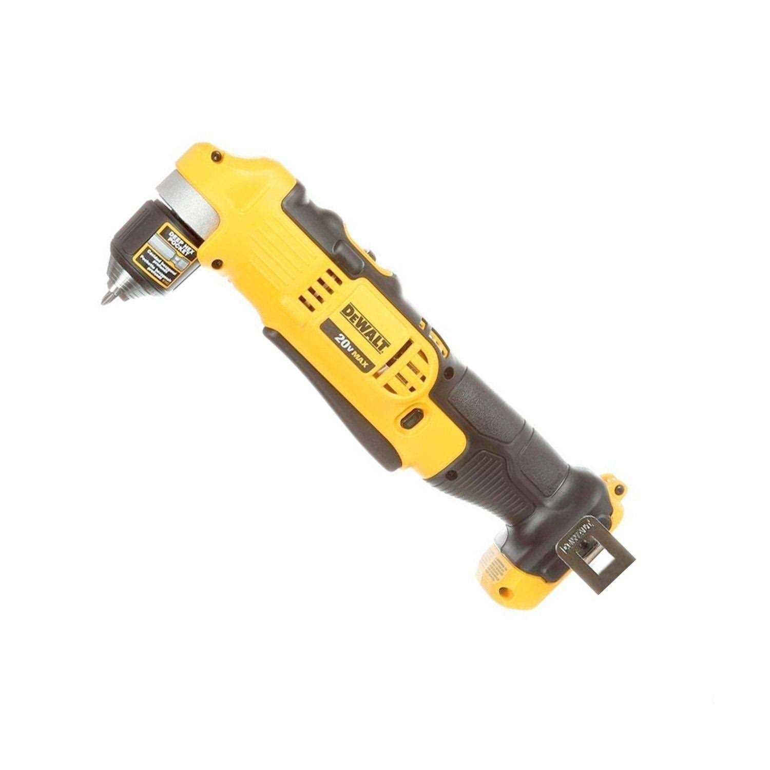 DeWalt 20-Volt Max Lithium Ion 3/8 Right Angle Drill/Driver DCD740 - Shop Hardware Tools Online Store