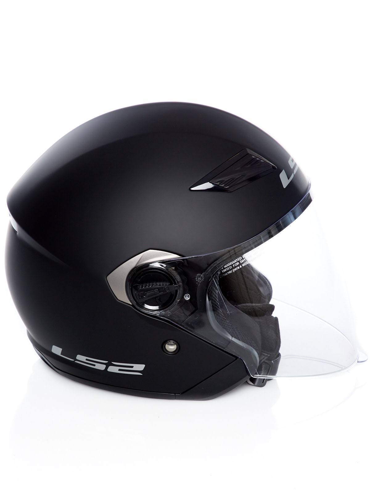LS2 OF569 Track Jet Helmet, Black, Size XL