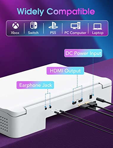 DEPGI Portable Gaming Monitor for Xbox Series S (Not Included)
