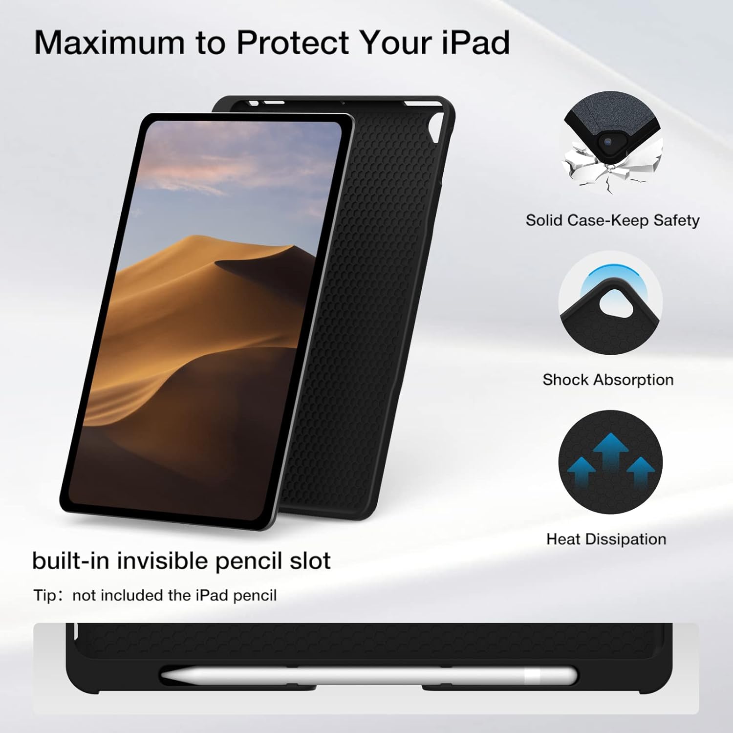 DOKYW Touch Keyboard Case with Backlit for iPad Air 4th Gen Magnetic Detachable Wireless Bluetooth Keyboard Cover Protective Folio Case for iPad Air 4 10.9 inch iPad Pro 2018/2020/2021 11 inch