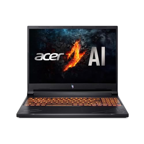 acer Nitro V Gaming Laptop, 15.6" FHD IPS Display, 144Hz, AMD Ryzen 5 7535HS, 6 Cores, GeForce RTX 4050, 16GB DDR5, 512GB SSD, Obsidian Black, Windows 11, BK, Laptop Bag, TWE Mouse Pad & Mouse