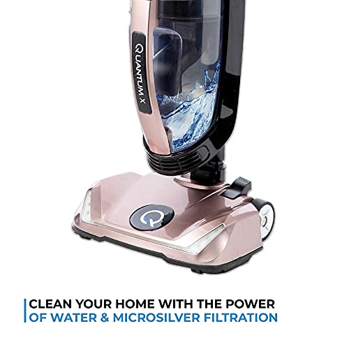 Quantum X Upright Water Vacuum Cleaner - No Filters, Telescopic Body, Pet Vacuum Cleaner and Picks Up Wet Spills, Unique Technology (Renewed)