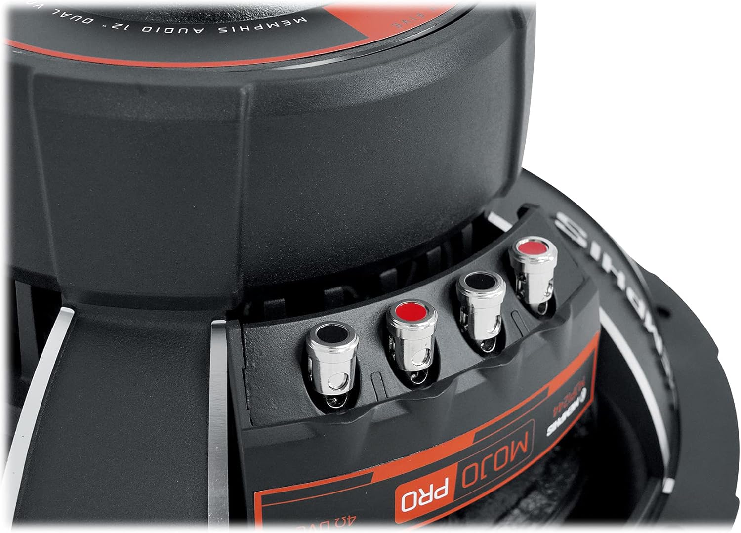 Memphis Audio MJP1244 12 in 1500 Watt MOJO Pro Car Audio Subwoofer DVC 4 ohm Sub, Black