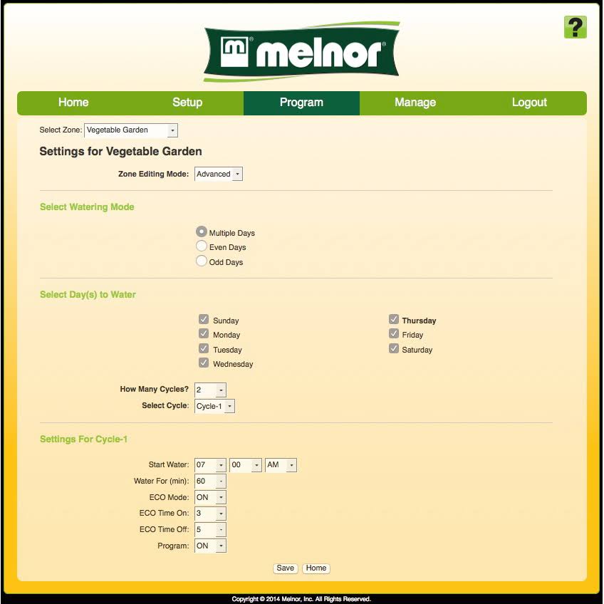 Melnor WiFi Aquatimer