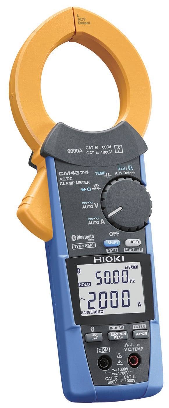 Hioki CM4374 AC/DC Clamp Meter 2000A w/ Bluetooth - Megean