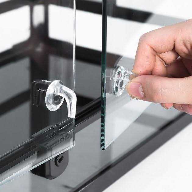 REPTI ZOO Tempered Glass Front Opening with Double Hinge Door Terrarium - Pet Supplies online store