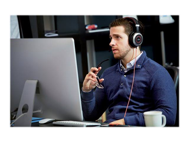 Jabra Evolve 80 Replacement Over-Ear Headset - Noise-Canceling