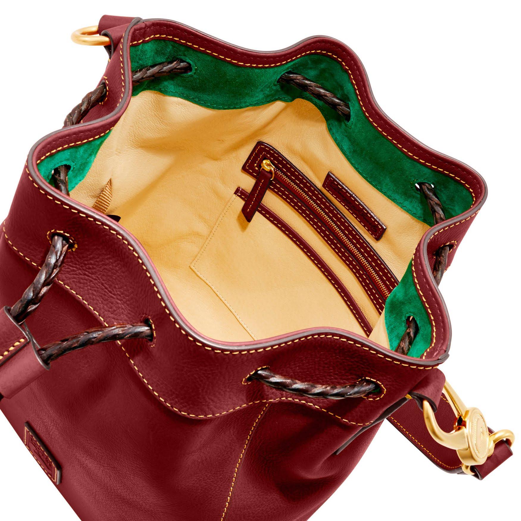 Dooney u0026 Bourke Florentine Hattie Drawstring Bucket Bag ,Bordeaux