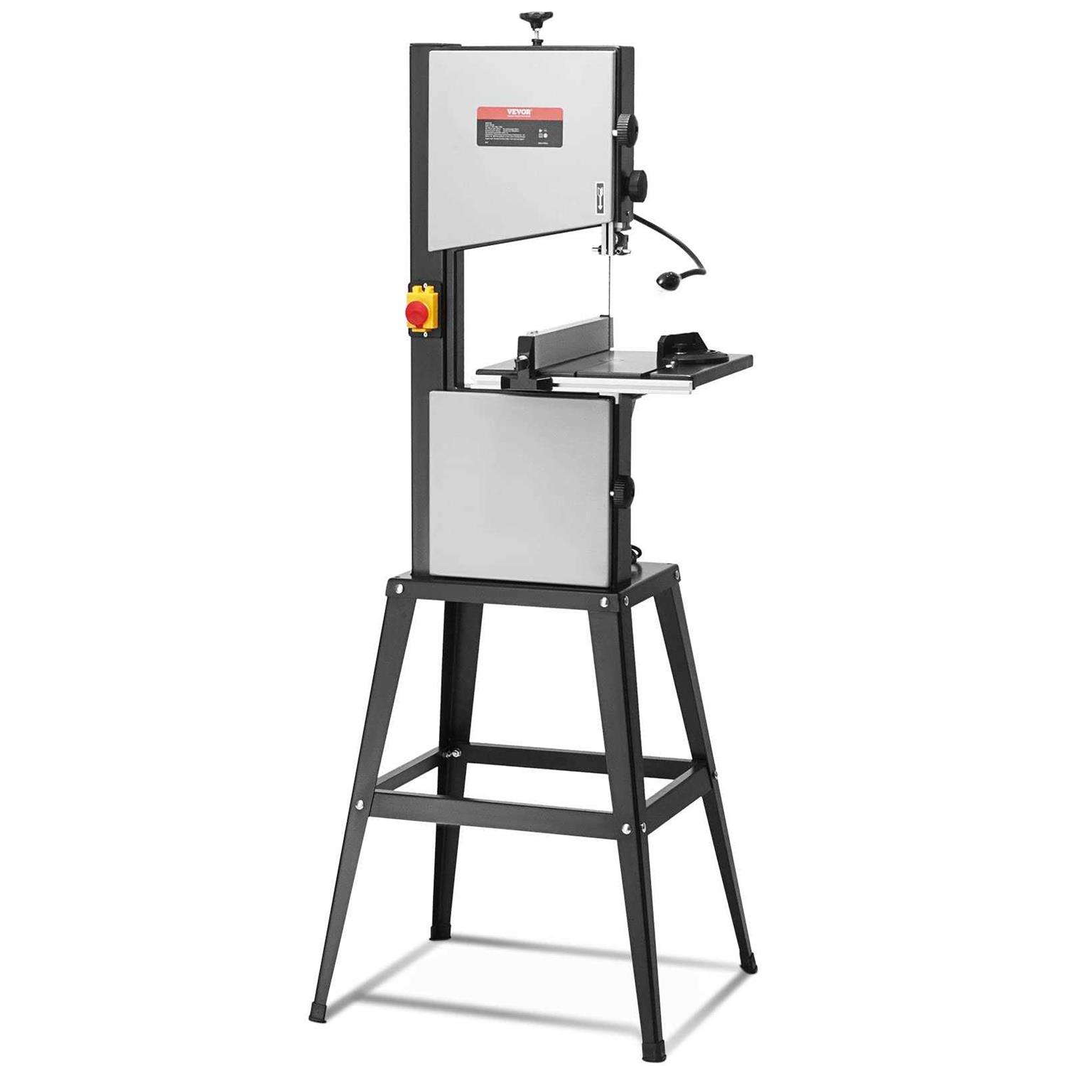 VEVOR Band Saw with Stand 10-Inch 560 &amp; 1100 RPM Two-Speed Benchtop Bandsaw - Shop Hardware Tools Online Store