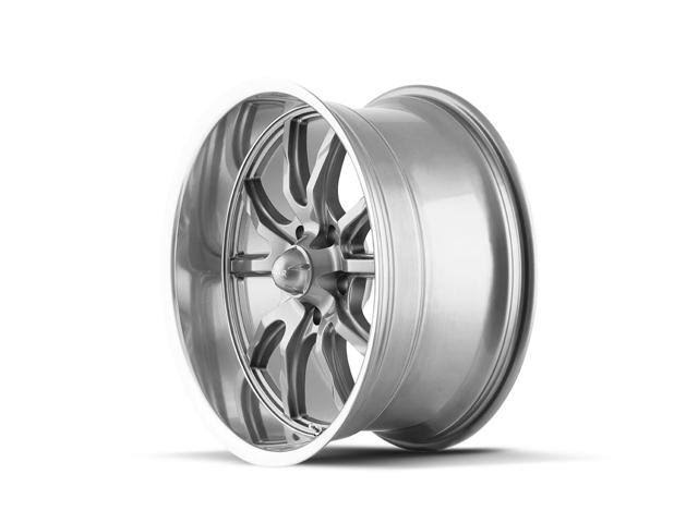Ridler 650 Grey/Polished Lip 15x8 5-114.3 0mm 83.82Mm