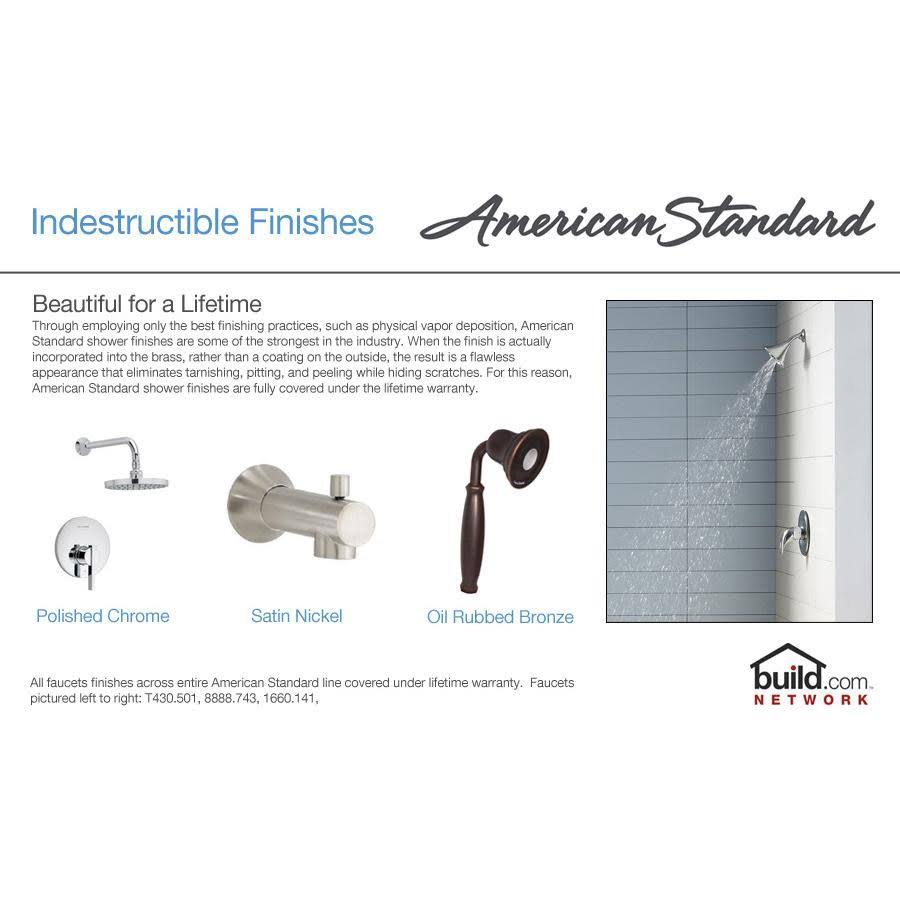 American Standard 3375.502.002 Colony Soft 3-Handle Bath and Shower Polished Chrome