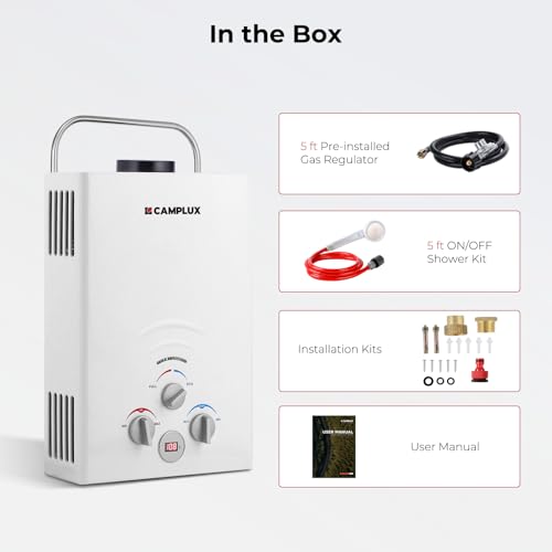 CAMPLUX BW-10L Series Propane Tankless Water heater